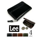 全4色 Lee リー クロスステッチデザイン ラウンドファスナー小銭入れ コインケース 本革 エクセルワールド 誕生日 メンズ ギフト プレゼントにも ウォレット 財布 TP5(4)