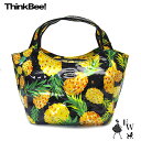 シンクビー トートバッグ Think Bee 鳳梨心 パイナップル バッグ A003365 エクセルワールド 誕生日 ギフト プレゼントにも ブランド ポーチ ...
