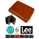 【全6色】 LEE リー 柔らかゴートレザー 二つ折り財布 ウォレット 山羊革 本革 リアルレザー エクセルワールド 誕生日 メンズ ギフト プレゼントにも ウ...