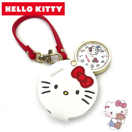 ハローキティー 時計 レディース キティーちゃん レッド SNR004 1 キーチェーン ウォッチ バックチャーム時計 エクセルワールド プレゼントに かわいい時計 TP5