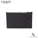 コーチ カードケース COACH メンズ アウトレット 小銭入れ CV764 QBXIC シグネチャー ウォルナット×チョーク エクセルワールド ブランド プレゼントにもカードケース