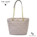 ケイトスペード バッグ kate spade アウトレット トートバッグ KK156 020 スペード フラワー キルティング ミディアム コジーグレー エクセ...