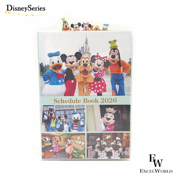 さあ運試し 最大100%還元 11/30まで ディズニー 手帳2026 写真 スケジュール帳 ミッキーマウスと仲間たち 東京ディズニーリゾート限定カレンダー エ...