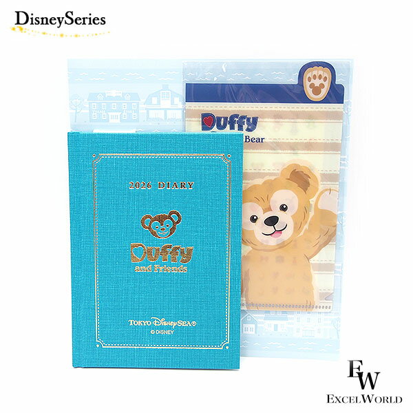さあ運試し 最大100%還元 11/30まで ダッフィー 2026 手帳 スケジュール帳 シールとミニクリアホルダー付き 東京ディズニーシー限定 カレンダー ダ...
