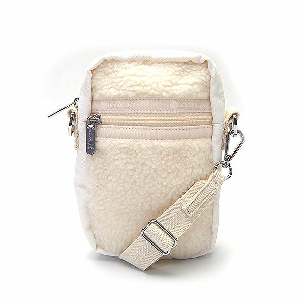 レスポートサック バッグ 1608 LA78 LeSportsac ショルダーバッグ DENIM PHONE CROSSBODY ホワイトデニム クリームシェルパ レディース ブランド エクセルワールド 誕生日 ギフト プレゼントにも かわいい