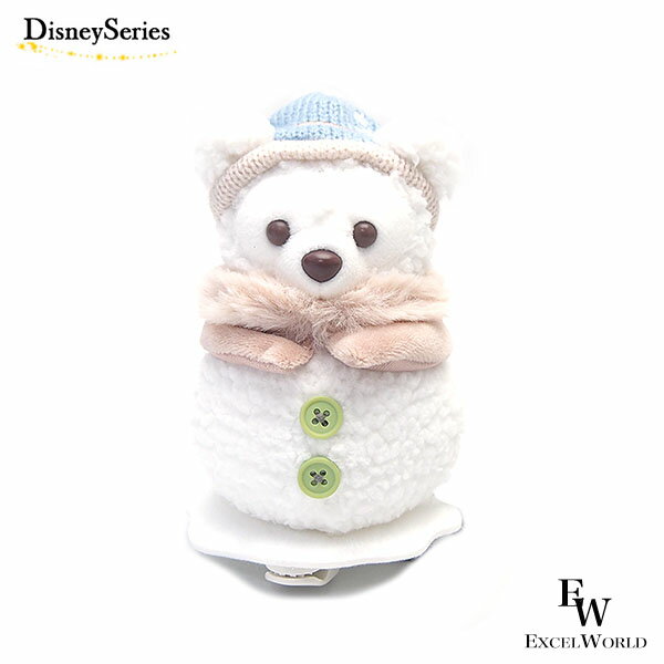 さぁ運試し 最大100%還元 12/30まで ダッフィー くっつきぬいぐるみ 雪だるま 冬らしいデザインのダッフィーフレンズのグッズ ダッフィー＆フレンズ ディズニーシー限定グッズ