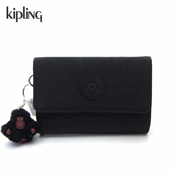キプリング キプリング 財布 KI9128 0DH KIPLING アウトレット 三つ折り財布 ブラックトーナル レディース ブランド プレゼントにも