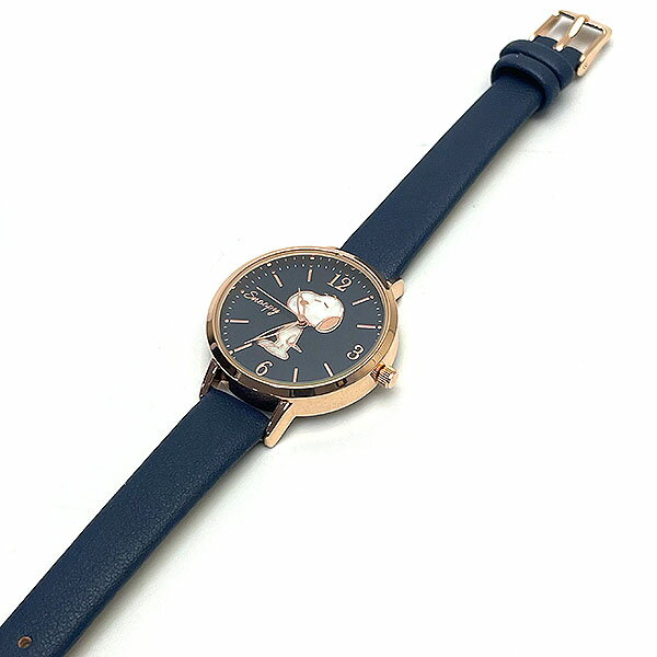 スヌーピー PEANUTS 時計 レディース ネイビー シェル ウォッチ スヌーピーの腕時計 PNT060-3 誕生日 ギフト プレゼントにも プレゼントに かわいい時計