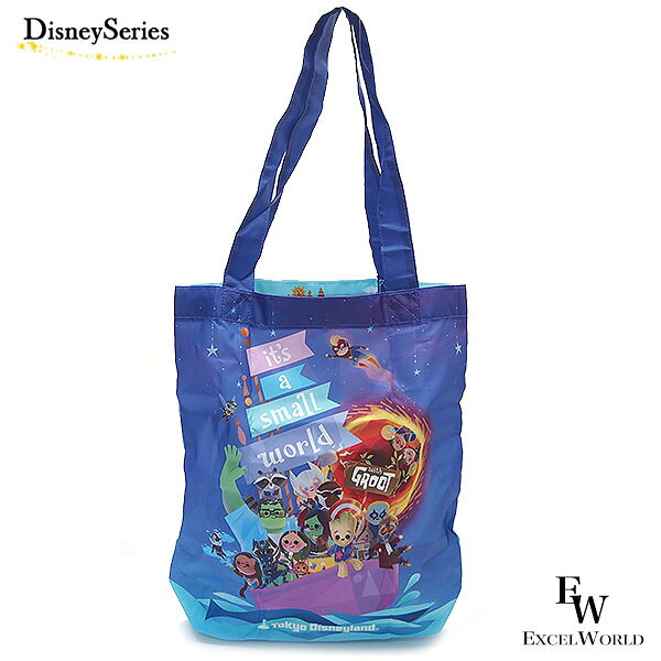 Tote Bag Type - ショッピングバッグ イッツ・ア・スモールワールド with グルート ディズニーシー限定グッズ エクセルワールド 誕生日 ギフト プレゼントにも かわいいディズニーグッズ