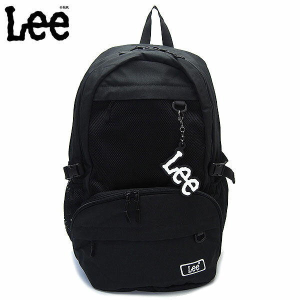乐天商城 - Lee リー リュック 35L 320-04952 01 反射板 Dカン×6ヶ所 ブラック スクエアバックパック 通勤 通学 TP15