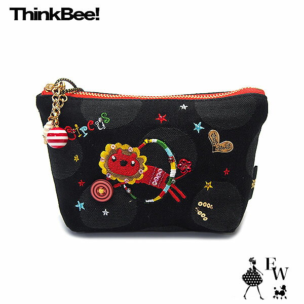 Rakuten - シンクビー ポーチ Think Bee A003656 ザ・サーカスパーティー ポーチ ライオン エクセルワールド 誕生日 ギフト プレゼントにも レディース ブランド ポーチ TP3