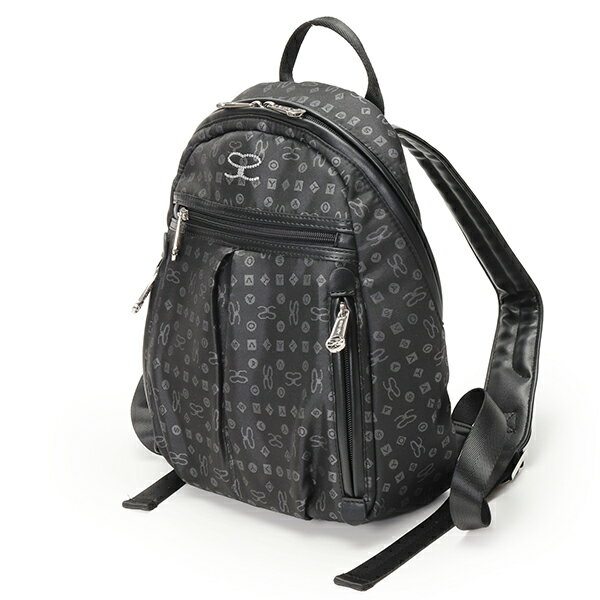 乐天商城 - サボイ SM21620501 バッグ SAVOY リュック モノグラムロゴ柄 ブラック エクセルワールド プレゼントにも レディース ブランド バック バッグ TP5