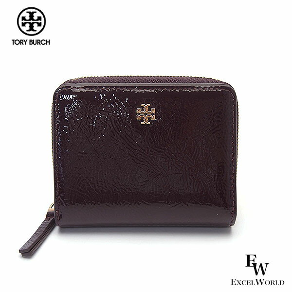 Rakuten - トリーバーチ 財布 TORY BURCH アウトレット 二つ折り財布 ミニ財布 エマーソン クリンクル 175564 600 ワインレッド エクセルワールド 誕生日 ギフト プレゼントにも レディース ブランド ウォレット おしゃれブランド