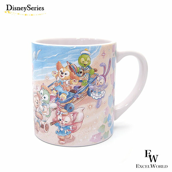 スーベニアカップ マグカップ ダッフィー＆フレンズのファインド ユア ビューティフル ブルー ディズニーシー限定 シェリーメイ ジェラトーニ ステラルー クッキー アン オル メル リーナ ベル ダッフィーグッズ
