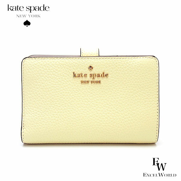 乐天商城 - ケイトスペード 財布 アウトレット 二つ折り財布 KN750 700 kate spade レザー イエロー エクセルワールド 誕生日 ギフト プレゼントにも レディース ブランド ウォレット