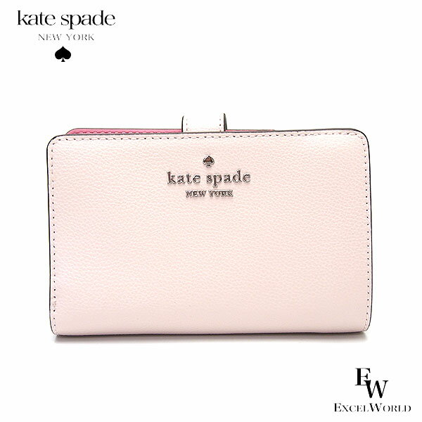 乐天商城 - ケイトスペード 財布 アウトレット 二つ折り財布 KN751 650 kate spade レザー ピンク エクセルワールド 誕生日 ギフト プレゼントにも レディース ブランド ウォレット