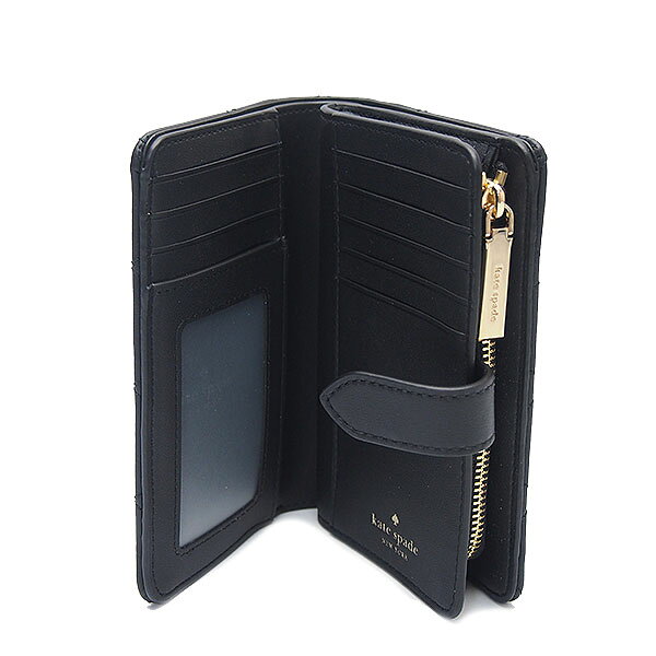 ケイトスペード 財布 アウトレット 二つ折り財布 KN755 001 kate spade 人気のコン...