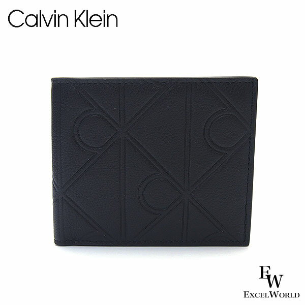 Other - カルバンクライン 財布 4D1177G 001 Calvin Klein アウトレット 二つ折り財布 エンブレム ビルフォールド ブラック メンズ エクセルワールド 誕生日 ギフト プレゼントにも ブランド ウォレット おしゃれ かっこいい財布