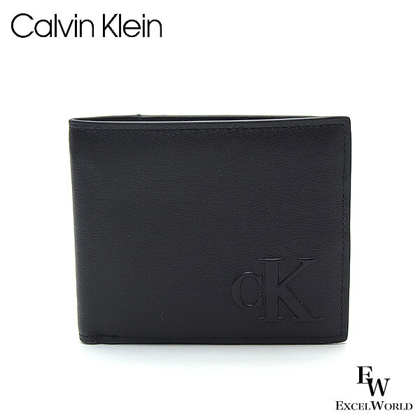 Other - カルバンクライン 財布 4G1071G 001 Calvin Klein 二つ折り財布 IDホルダー付き ショートウォレット ボックス付き ブラック メンズ エクセルワールド 誕生日 ギフト プレゼントにも ブランド ウォレット おしゃれ かっこいい財布