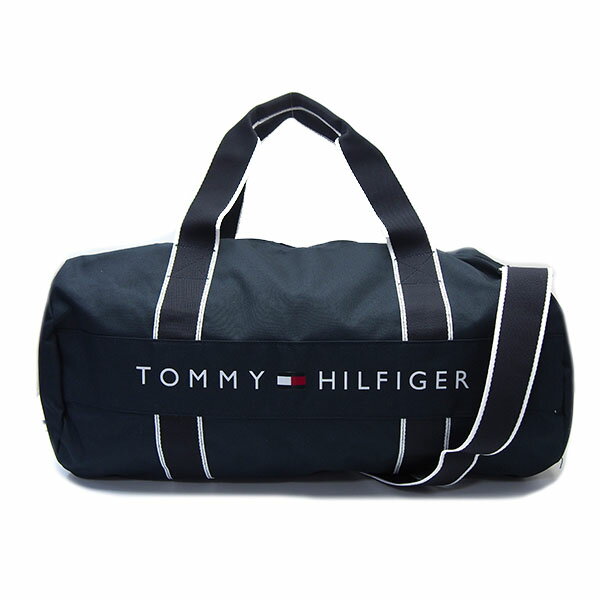 Rakuten - トミーヒルフィガー バッグ 69J9845 410 TOMMY HILFIGER コーポレート ロゴ ナイロン ダッフルバッグ エクリュ ボストンバッグ ダークネイビー×ホワイト メンズ レディース エクセルワールド 誕生日 ギフト プレゼントにも
