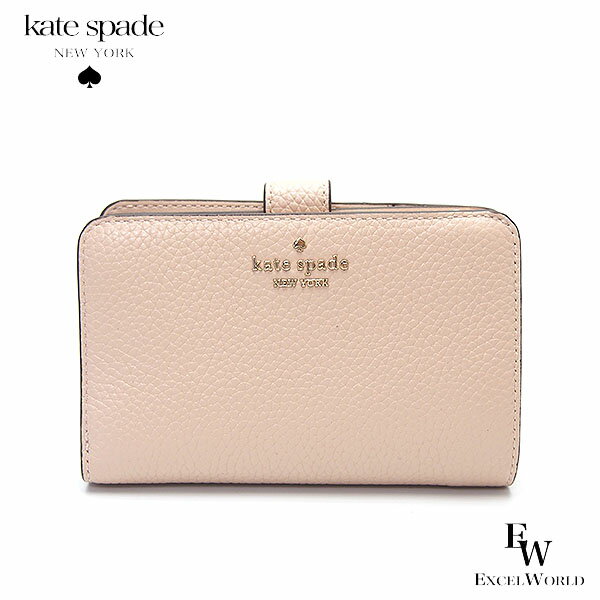 Rakuten - ケイトスペード 財布 KH787 702 KATESPADE アウトレット 二つ折り財布 レナ LENA ミディアム コンパクト ウォレット ベージュ エクセルワールド レディース ブランド