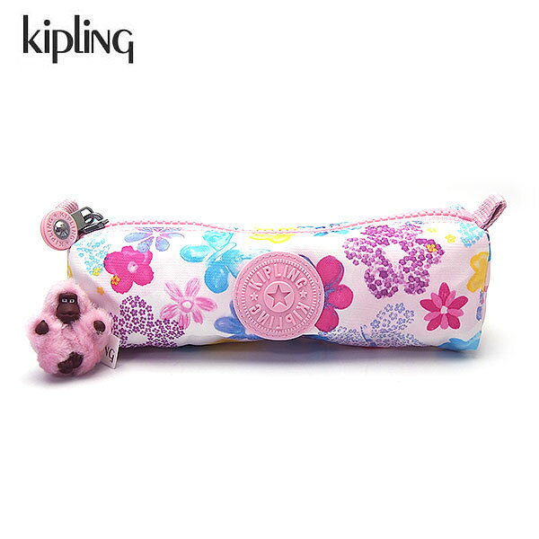 【素材】・ナイロン【カラー】・FLOWER STAMP（フラワー スタンプ）【サイズ】・縦：約9cm・横：約21.5cm・マチ：約6cm・重量：約45g【仕様】・ファスナー開閉式【付属品】・なし【コメント】KIPLING（キプリング）のFREEDOM（フリーダム）。スリムで持ち運びしやすいサイズ感のペンケースです。軽量で丈夫なナイロン素材を使用し、毎日の通学・通勤はもちろん、バッグの中の整理用としても活躍します。コンパクトながらマチをしっかり確保しており、ペンや文房具、小物類をすっきり収納できます。ファスナー開閉式で中身の出し入れもスムーズです。ペンケースとしてはもちろん、コスメや小物を収納するポーチとしてもおすすめです。普段使いから通学・通勤、旅行まで幅広いシーンで活躍します。自分用にはもちろん、プレゼントやギフトにもおすすめです。 ※ギフトラッピングご希望の場合は「有料ギフトラッピング」を同時に商品の個数分ご購入くださいませ。 【キーワード】エクセルワールドでは、世界中からギフトにおすすめのアクセサリーをベストセレクト！女性、男性、子供から大人まで楽しんでもらえるアイテムや、レディース、メンズ、キッズ、10代、20代、30代、40代、50代、60代、など、プレゼントやギフトに選んで頂けるブランド商品、おしゃれでかわいい、クリスマスやパーティー、誕生日、バレンタイン、ホワイトデー お返し、などにもぴったりな商品もございます。シンプルでスタイリッシュな、父の日や母の日、敬老の日、内祝い、などのイベントにも喜ばれる商品も取り扱いっております。ぜひ、お買い物をお楽しみください！