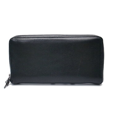 CHROME HEARTS クロムハーツ 長財布 F REC ZIP #2 ブラック クロスパッチ ライトレザー フルボディ セメタリークロス【送料無料/一部離島を除く】エクセルワールド ブランド プレゼントにも ウォレット 財布