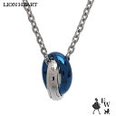 ライオンハート LION HEART ネックレス ステンレス ダブルリングネックレス メンズ 父の日ギフトにも ブルー 04N124SMBL エクセルワールド ...