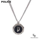 ポリス ポリス POLICE ネックレス オクタゴン メンズ ステンレス ペンダント GN2102508 ブラック エクセルワールド クリスマス ギフト プレゼントにも おしゃれ アクセサリー TP10