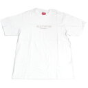 シュプリーム 新品 シュプリーム Supreme メンズ Tシャツ 半袖 Supreme BEADED LOGO SS TOP 直営店買付 本物 2022SS SS22KN62 ホワイト Mサイズ あす楽 エクセルワールド ギフト プレゼントにも ブランド