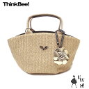 シンクビー バッグ Think Bee バッソサバーナ ハンドバッグ A002658 ベージュ あす楽 エクセルワールド ギフト プレゼントにも レディース ブ...
