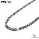 ポリス ポリス ネックレス POLICE 喜平 キヘイ 6面 60cm 幅 約5.7mm GN0002615 シルバー エクセルワールド メンズ ブランド プレゼント クリスマス ギフト TP10