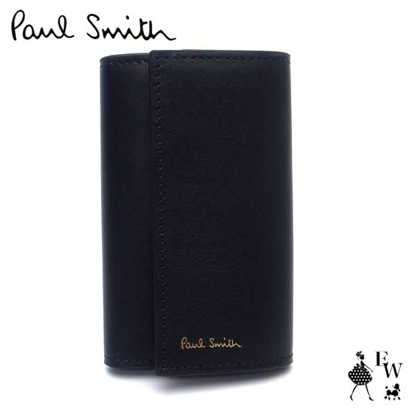 ポールスミス キーケース（メンズ） ポールスミス キーケース Paul Smith キーホルダー MEN INTMUL KEYCASE M1A-1981-BMULTI メンズ ブラックマルチ あす楽 エクセルワールド ギフト プレゼントにも ブランド おしゃれ かっこいい