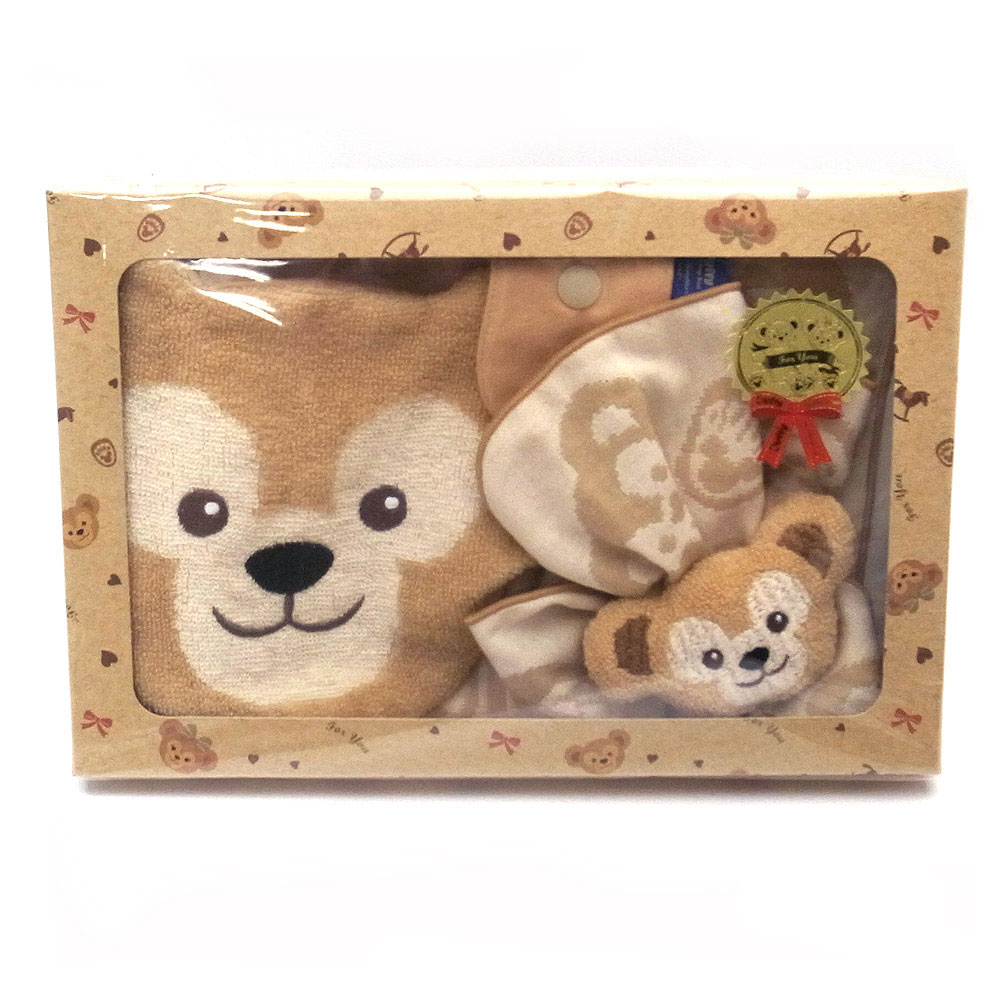 さあ運試し 最大100%還元 11/30まで ダッフィー ご出産祝い ギフト ベビー スタイ ハンカチ ラトル のセット シェリーメイのお友達 DUFFY 東京...