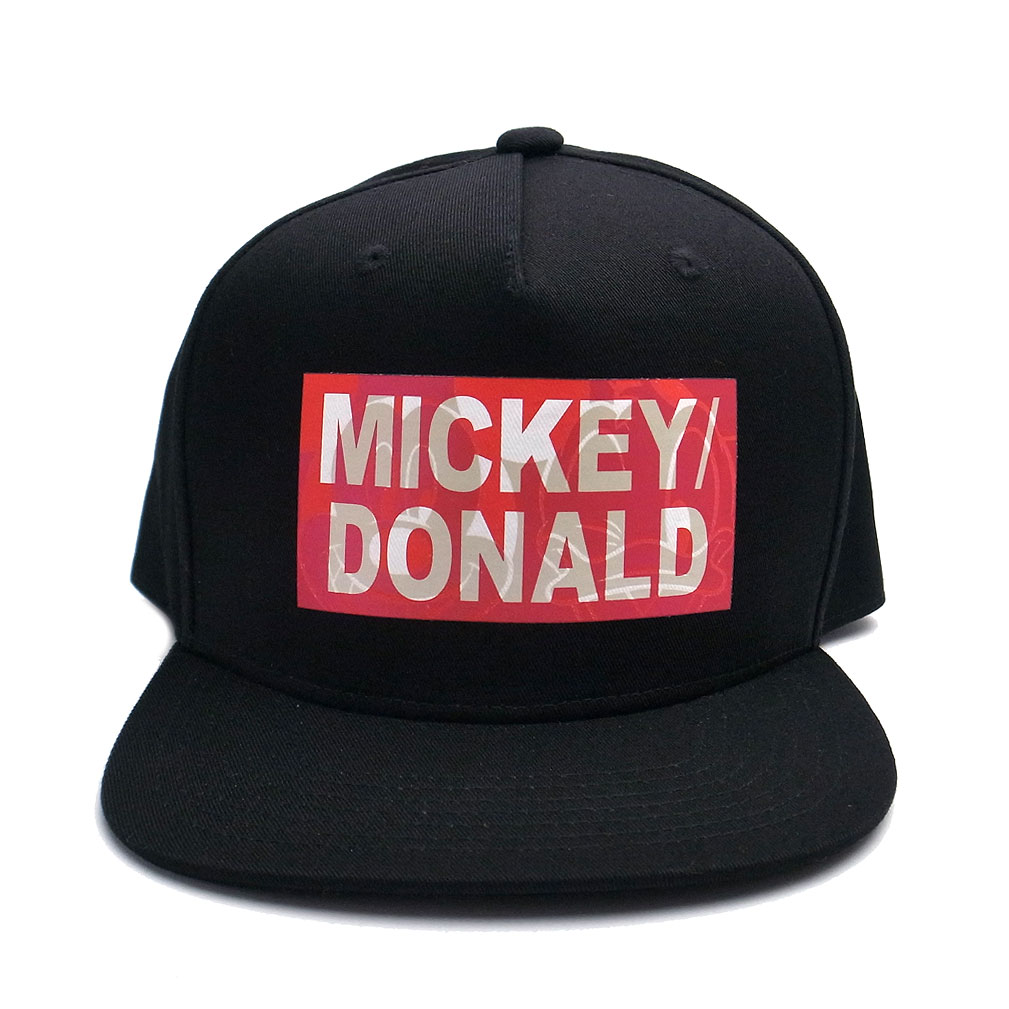 ミッキー/ドナルド キャップ レッドラベル 帽子 58cm ブラック 東京ディズニー リゾート限定 あす楽 エクセルワールド ギフト プレゼントにも ディズニーグッズ