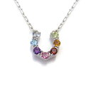 zq K10 WG Multiーcolor &Amulet アミュレット ネックレス 508244 エクセルワールド ギフト プレゼントにも おしゃれ アクセサ...