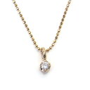 K10 YG ネックレス ダイヤモンド 0.03ct 270500787018 エクセルワールド ギフト プレゼントにも おしゃれ アクセサリー