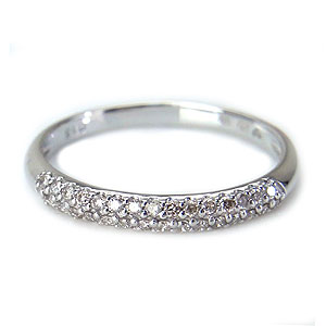 K10 WG Glamorous Lady リング ダイヤモンド 0.15ct LX00058 エクセルワールド ギフト プレゼントにも ..