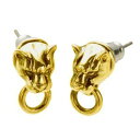 フレグランスドパンサーシルバーピアス(1個売り) エクセルワールド ギフト プレゼントにも おしゃれ アクセサリー ピアス