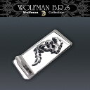 ウルフマン WOLFMAN BRS ウルフマン マネークリップ WO-MC-9 エクセルワールド クリスマス ギフト プレゼントにも ブランド TP10