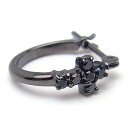 メンズ ピアス K10 クロス 507619 エクセルワールド ギフト プレゼントにも おしゃれ アクセサリー 父の日ギフトに