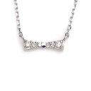 K10 WG ネックレス ダイヤモンド 0.04ct 1284118 エクセルワールド ギフト プレゼントにも おしゃれ アクセサリー