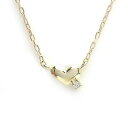 K10 YG ネックレス ダイヤモンド 0.01ct 216510 エクセルワールド ギフト プレゼントにも おしゃれ アクセサリー