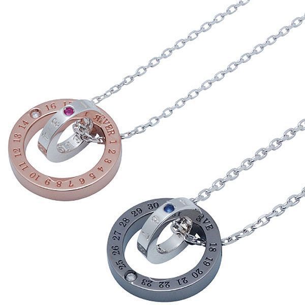 さあ運試し 最大100%還元 11/30まで ザ キッス THE KISS バースデー オーダー シルバー ペア ネックレス BIRTHDAY01ー02 エクセ...