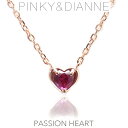 ピンキー&ダイアン ネックレス シルバー Pinky&Dianne 51583 Passion Heart パッションハート エクセルワールド レディース ブラ...