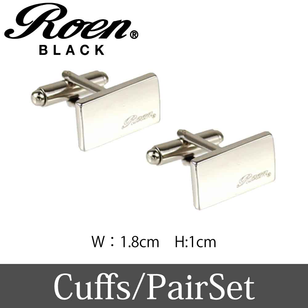 Roen Blackロエン アクセサリー メンズ カフス シャツ スーツ シルバー ゴールド ギフト プレゼント 就職祝い プレゼント クリスマス ギフト TP5