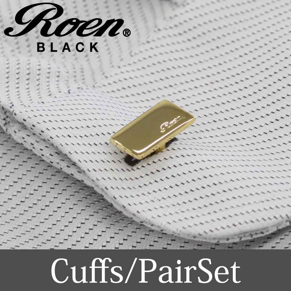 Roen Blackロエン アクセサリー メンズ カフス シャツ スーツ シルバー ゴールド ギフト プレゼント 就職祝い プレゼント クリスマス ギフト TP5
