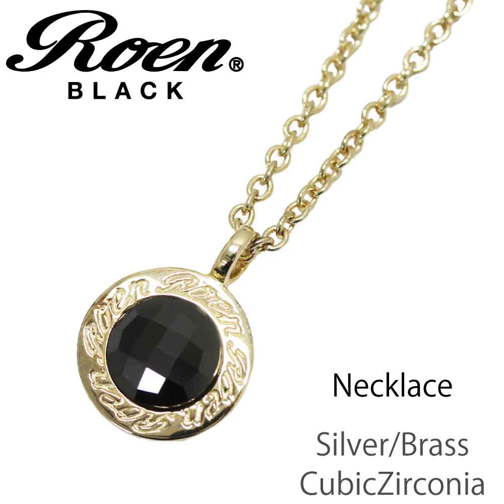 Rakuten - Roen Blackロエン アクセサリー メンズ ネックレス ペンダント スカル シルバー ゴールド キュービック ジルコニア プレゼント クリスマス ギフト TP5 父の日ギフトに