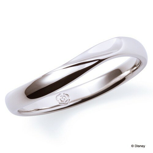 さあ運試し 最大100%還元 11/30まで ザ キッス THE KISS ディズニーコレクション ディズニープリンセス ベル プラチナ マリッジ リング DI...