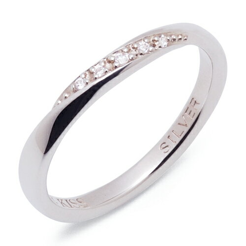 さあ運試し 最大100%還元 11/30まで ザ キッス THE KISS シルバー ペア リング レディース SR1844CB ペアリングならザキッス エクセ...